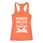 "Women who read" Women's Tank Top - Gifts For Reading Addicts