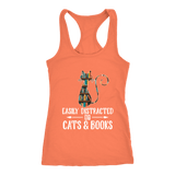 "Cats and books" Women's Tank Top - Gifts For Reading Addicts