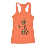 "UK Bookish Map" Women's Tank Top - Gifts For Reading Addicts