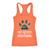 "Dogs and books" Women's Tank Top - Gifts For Reading Addicts