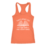 "I Read Books" Women's Tank Top - Gifts For Reading Addicts