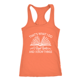 "I Read Books" Women's Tank Top - Gifts For Reading Addicts