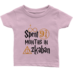 "Spent 9 Months In Azkaban"Infant T-Shirt - Gifts For Reading Addicts