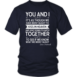 "You and i" Unisex T-Shirt - Gifts For Reading Addicts