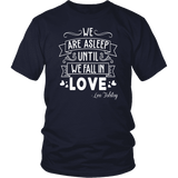 "We fall in love" Unisex T-Shirt - Gifts For Reading Addicts