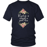 "Reading" Unisex T-Shirt - Gifts For Reading Addicts