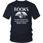"Books" Unisex T-Shirt - Gifts For Reading Addicts