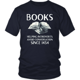 "Books" Unisex T-Shirt - Gifts For Reading Addicts