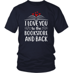 "I love you" Unisex T-Shirt - Gifts For Reading Addicts