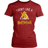 "i Don't Give A Hufflefuck" Women's Fitted T-shirt - Gifts For Reading Addicts