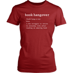 "Book hangover" Women's Fitted T-shirt - Gifts For Reading Addicts