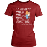 "My heart my life" Women's Fitted T-shirt - Gifts For Reading Addicts