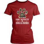 "Dogs and books" Women's Tank Top - Gifts For Reading Addicts