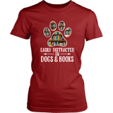 "Dogs and books" Women's Tank Top - Gifts For Reading Addicts