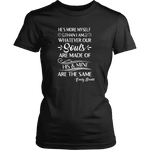 "He's more myself than i am" Women's Fitted T-shirt - Gifts For Reading Addicts