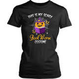 "Bookworm costume" Women's Fitted T-shirt - Gifts For Reading Addicts