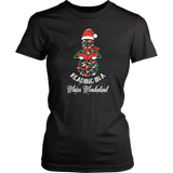 "Reading in a winter wonderland" Women's Fitted T-shirt - Gifts For Reading Addicts