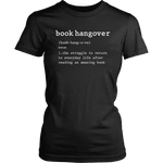 "Book hangover" Women's Fitted T-shirt - Gifts For Reading Addicts