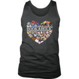 "I am a bookaholic" Men's Tank Top - Gifts For Reading Addicts