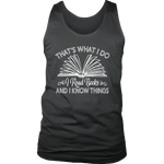 "I Read Books" Men's Tank Top - Gifts For Reading Addicts