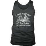 "I Read Books" Men's Tank Top - Gifts For Reading Addicts