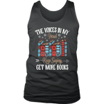 "Get More Books" Men's Tank Top - Gifts For Reading Addicts