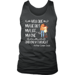 "My heart my life" Men's Tank Top - Gifts For Reading Addicts