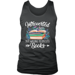 "Introverted But Willing To Discuss Books" Men's Tank Top - Gifts For Reading Addicts