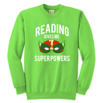 "Reading gives me"YOUTH CREWNECK SWEATSHIRT - Gifts For Reading Addicts