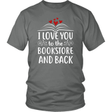 "I love you" Unisex T-Shirt - Gifts For Reading Addicts