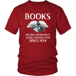 "Books" Unisex T-Shirt - Gifts For Reading Addicts