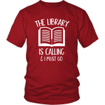 "The library" Unisex T-Shirt - Gifts For Reading Addicts