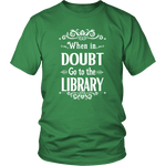 "When in doubt" Unisex T-Shirt - Gifts For Reading Addicts