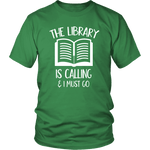 "The library" Unisex T-Shirt - Gifts For Reading Addicts