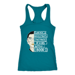 Ruth Bader "A Girl With A Book" Women's Tank Top - Gifts For Reading Addicts