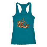 "Canada Bookish Map" Women's Tank Top - Gifts For Reading Addicts