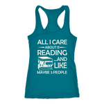 "All I Care About Is Reading" Women's Tank Top - Gifts For Reading Addicts