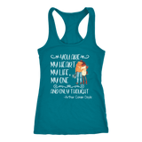 "My heart my life" Women's Tank Top - Gifts For Reading Addicts