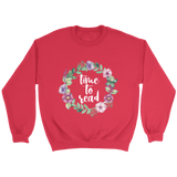 "Time to read" Sweatshirt - Gifts For Reading Addicts