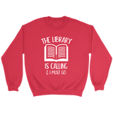 "The library" Sweatshirt - Gifts For Reading Addicts