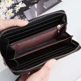"Harry Potter Books Pattern"Men and Women's PU Leather Wallet around Long Clutch Purse - Gifts For Reading Addicts
