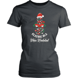 "Reading in a winter wonderland" Women's Fitted T-shirt - Gifts For Reading Addicts