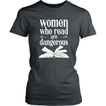 "Women who read" Women's Fitted T-shirt - Gifts For Reading Addicts