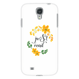 Just read floral phone case white - Gifts For Reading Addicts