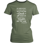 "He's more myself than i am" Women's Fitted T-shirt - Gifts For Reading Addicts