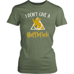 "i Don't Give A Hufflefuck" Women's Fitted T-shirt - Gifts For Reading Addicts