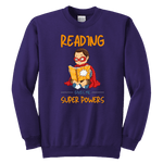 "Reading gives me"YOUTH CREWNECK SWEATSHIRT - Gifts For Reading Addicts