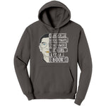 Ruth Bader "A Girl With A Book" Hoodie - Gifts For Reading Addicts