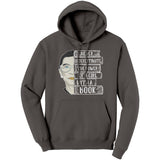 Ruth Bader "A Girl With A Book" Hoodie - Gifts For Reading Addicts