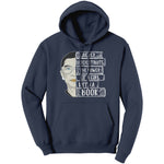 Ruth Bader "A Girl With A Book" Hoodie - Gifts For Reading Addicts